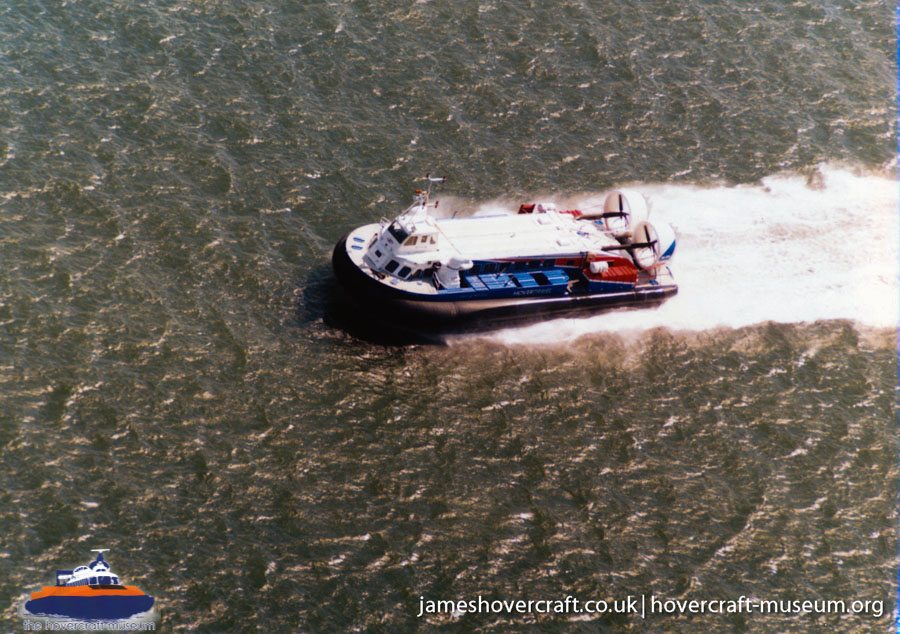 AP1-88 hovercraft promotional day by BHC -  (credit: The <a href='http://www.hovercraft-museum.org/' target='_blank'>Hovercraft Museum Trust</a>).